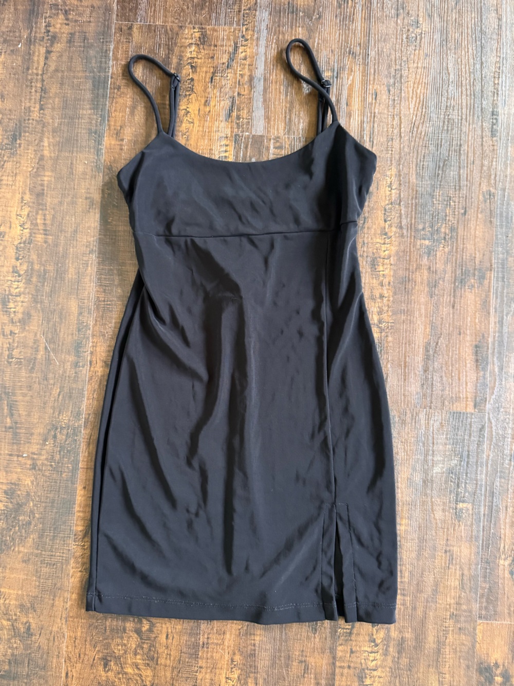 Carabella Collection Black Dress with Adjustable Straps